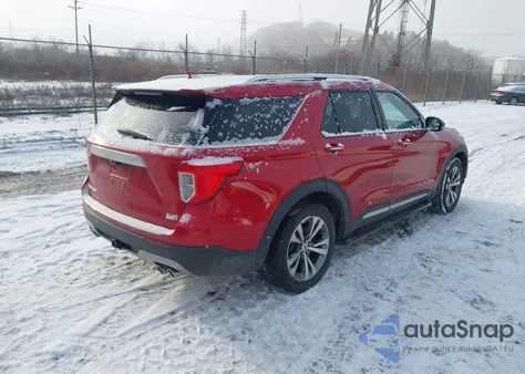 2020 Ford Explorer Platinum z USA, uszkodzony, nr VIN 1FM5K8HC0LGA44018
